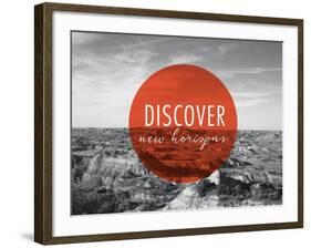 Discover New Horizons v2-Laura Marshall-Framed Art Print