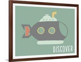 Discover-Lila Fe-Framed Art Print