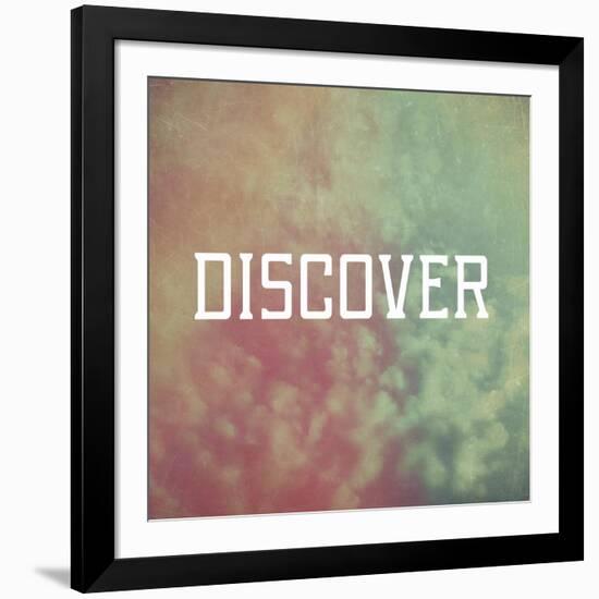 Discover-Vintage Skies-Framed Giclee Print