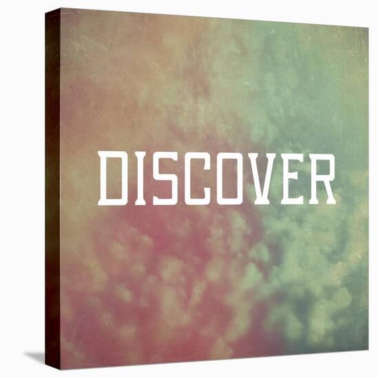 Discover-Vintage Skies-Stretched Canvas