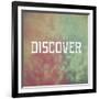 Discover-Vintage Skies-Framed Giclee Print