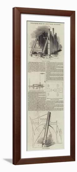 Discoveries with the Great Rosse Telescope-null-Framed Giclee Print