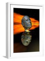 Discovering the Secrets of the Mind and the Development of Technology-null-Framed Art Print