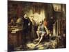 Discovering the Telescope, 1855-Edouard Ender-Mounted Giclee Print