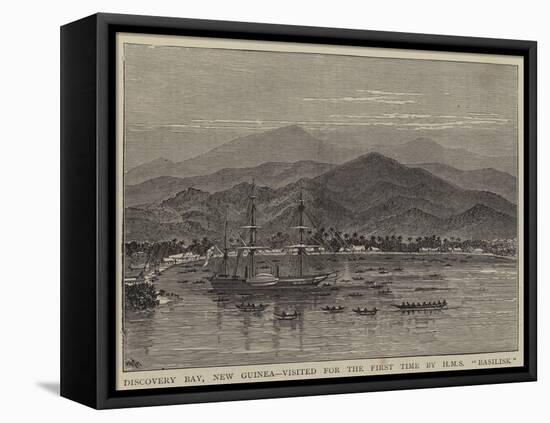 Discovery Bay, New Guinea, Visited for the First Time by HMS Basilisk-William Henry James Boot-Framed Stretched Canvas