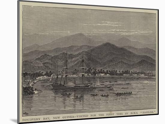 Discovery Bay, New Guinea, Visited for the First Time by HMS Basilisk-William Henry James Boot-Mounted Giclee Print