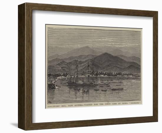 Discovery Bay, New Guinea, Visited for the First Time by HMS Basilisk-William Henry James Boot-Framed Giclee Print