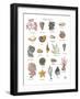 Discovery Charts - Seabed-The Vintage Collection-Framed Giclee Print