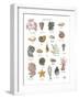 Discovery Charts - Seabed-The Vintage Collection-Framed Giclee Print