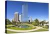 Discovery Green in Houston, Texas.-Jon Hicks-Stretched Canvas