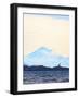 Discovery Island Lighthouse, Victoria, B.C. against Mt. Baker-Stuart Westmorland-Framed Photographic Print