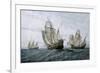 Discovery of America (1492)-null-Framed Premium Giclee Print