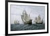 Discovery of America (1492)-null-Framed Premium Giclee Print