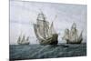 Discovery of America (1492)-null-Mounted Premium Giclee Print