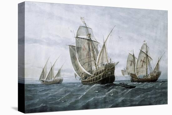 Discovery of America (1492)-null-Stretched Canvas