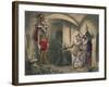 Discovery of Guido Fawkes by Suffolk and Mounteagle, 1850-John Leech-Framed Giclee Print