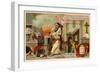 Discovery of Gunpowder by the Monk Berthold Schwarz, 1318-null-Framed Giclee Print