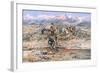 Discovery of Last Chance Gulch Montana-Charles Marion Russell-Framed Giclee Print