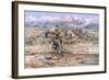 Discovery of Last Chance Gulch Montana-Charles Marion Russell-Framed Giclee Print