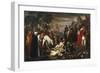 Discovery of Manfredi's Body after Battle of Benevento, 1266-Giuseppe Bezzuoli-Framed Giclee Print