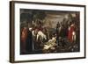 Discovery of Manfredi's Body after Battle of Benevento, 1266-Giuseppe Bezzuoli-Framed Giclee Print