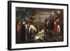 Discovery of Manfredi's Body after Battle of Benevento, 1266-Giuseppe Bezzuoli-Framed Giclee Print