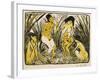 Discovery of Moses, 1920-Otto Muller or Mueller-Framed Giclee Print