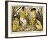 Discovery of Moses, 1920-Otto Muller or Mueller-Framed Giclee Print