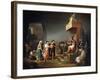 Discovery of Pulque, Mesoamerican Alcoholic Beverage, Oil on Canvas by Jose Maria Obregon-null-Framed Giclee Print