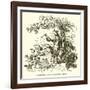 Discovery of the Laws of Gravitation by Isaac Newton-John Leech-Framed Giclee Print