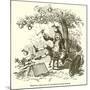 Discovery of the Laws of Gravitation by Isaac Newton-John Leech-Mounted Giclee Print