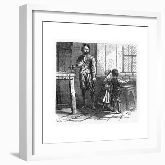 Discovery of the Principle of the Telescope, 17th Century-null-Framed Giclee Print