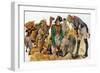 Discovery of the Rosetta Stone in Egypt (Colour Litho)-Peter Jackson-Framed Giclee Print