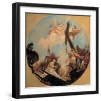 Discovery of the True Cross and St Helena-Tiepolo Giambattista-Framed Giclee Print