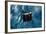 Discovery Satellite in Orbit-null-Framed Photographic Print