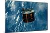 Discovery Satellite in Orbit-null-Mounted Photographic Print