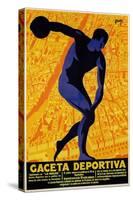 Discus Promotion - Gaceta Deportiva-Lantern Press-Stretched Canvas