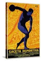 Discus Promotion - Gaceta Deportiva-Lantern Press-Stretched Canvas