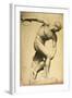 Discus Thrower, Drawing of a Classical Sculpture, C.1874-Evelyn De Morgan-Framed Giclee Print