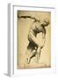 Discus Thrower, Drawing of a Classical Sculpture, C.1874-Evelyn De Morgan-Framed Giclee Print