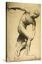 Discus Thrower, Drawing of a Classical Sculpture, C.1874-Evelyn De Morgan-Stretched Canvas