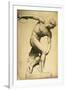 Discus Thrower, Drawing of a Classical Sculpture, C.1874-Evelyn De Morgan-Framed Giclee Print