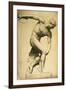 Discus Thrower, Drawing of a Classical Sculpture, C.1874-Evelyn De Morgan-Framed Giclee Print