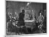 Discussing the Surrender of France after the Battle of Sedan, Franco-Prussian War, 1870-Georg Bleibtreu-Mounted Giclee Print