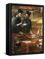 Discussion Between Two Jesuits, Detail from St Raymond of Penafort, Advisor to Pope Gregory IX-Alonso Antonio Villamor-Framed Stretched Canvas