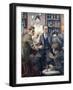 Discussion in a Bar, 1932 (Oil on Canvas)-Emil Cardinaux-Framed Giclee Print