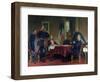 Discussion of a War Strategy in Versailles, 1900-Anton Alexander von Werner-Framed Giclee Print