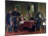 Discussion of a War Strategy in Versailles, 1900-Anton Alexander von Werner-Mounted Giclee Print