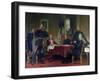 Discussion of a War Strategy in Versailles, 1900-Anton Alexander von Werner-Framed Giclee Print