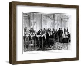 Discussion of the Congo Question at the Berlin Conference of 1884-85, 1885-Pierre Emile Tilly-Framed Giclee Print